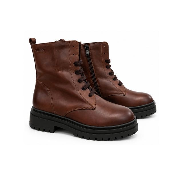 Seaside - Brodequin en Cuir Monobloc H26-H339 - Camel 2