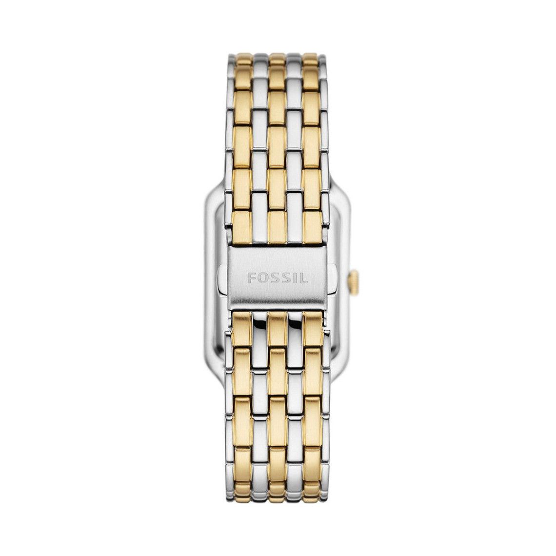 Fossil - Montre Raquel Femme Bracelet Acier Bicolore Argenté Et Doré Cadran Nacre 2