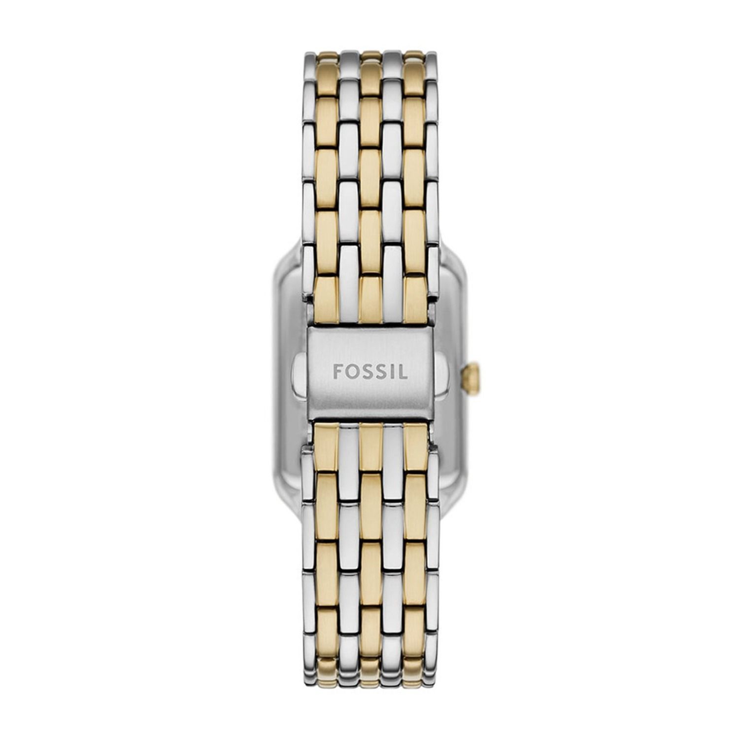 Fossil - Coffret Montre Raquel Femme Bracelet Acier Bicolore Argenté Et Doré Cadran Gris 3