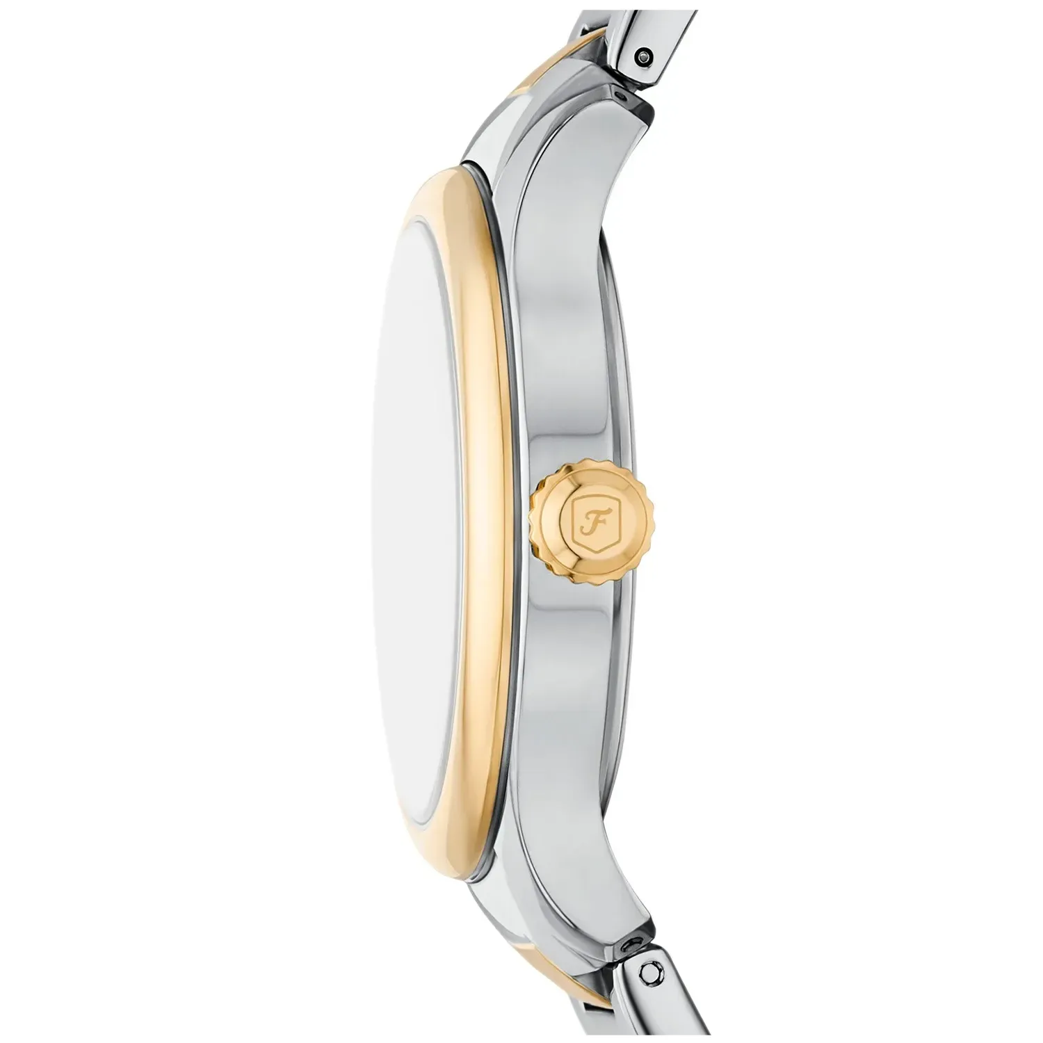Fossil - Montre Gilmore Femme Bracelet Acier Bicolore Argenté Et Doré Cadran Blanc ES5396 3