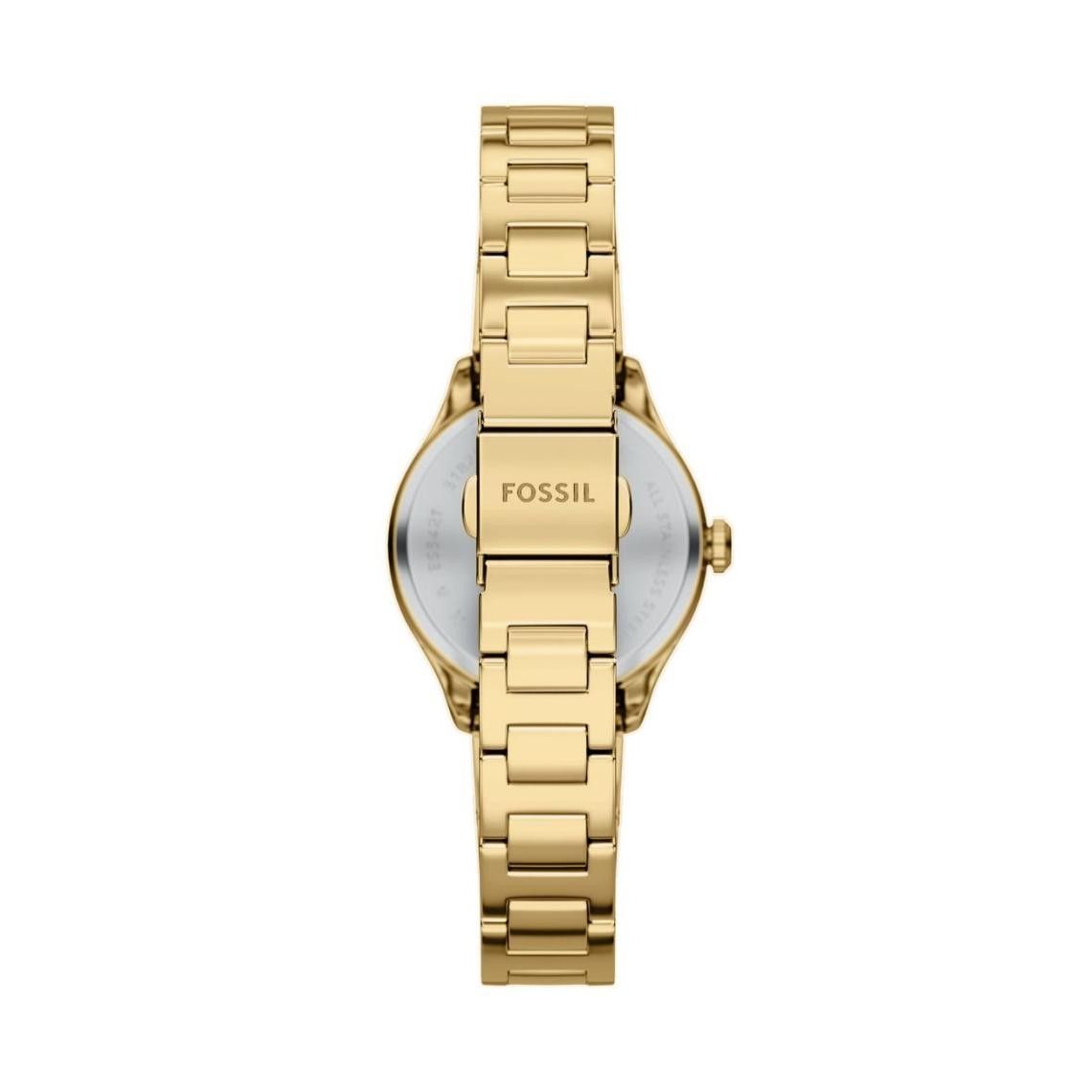Fossil - Montre Gilmore Femme Bracelet Acier Doré Cadran Blanc ES5421 3