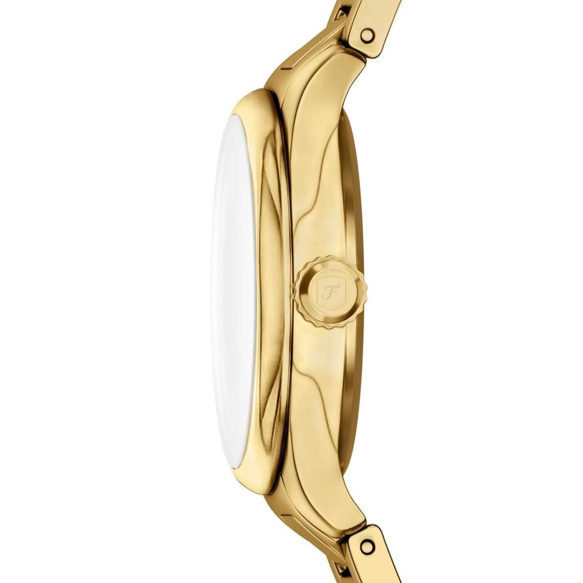Fossil - Montre Gilmore Femme Bracelet Acier Doré Cadran Blanc ES5421 4