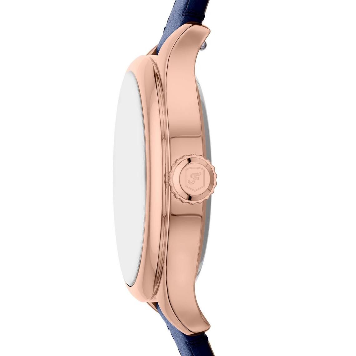 Fossil - Montre Gilmore Femme Bracelet Cuir Bleu Cadran Bleu 4