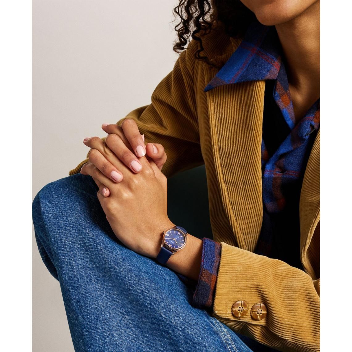 Fossil - Montre Gilmore Femme Bracelet Cuir Bleu Cadran Bleu 2