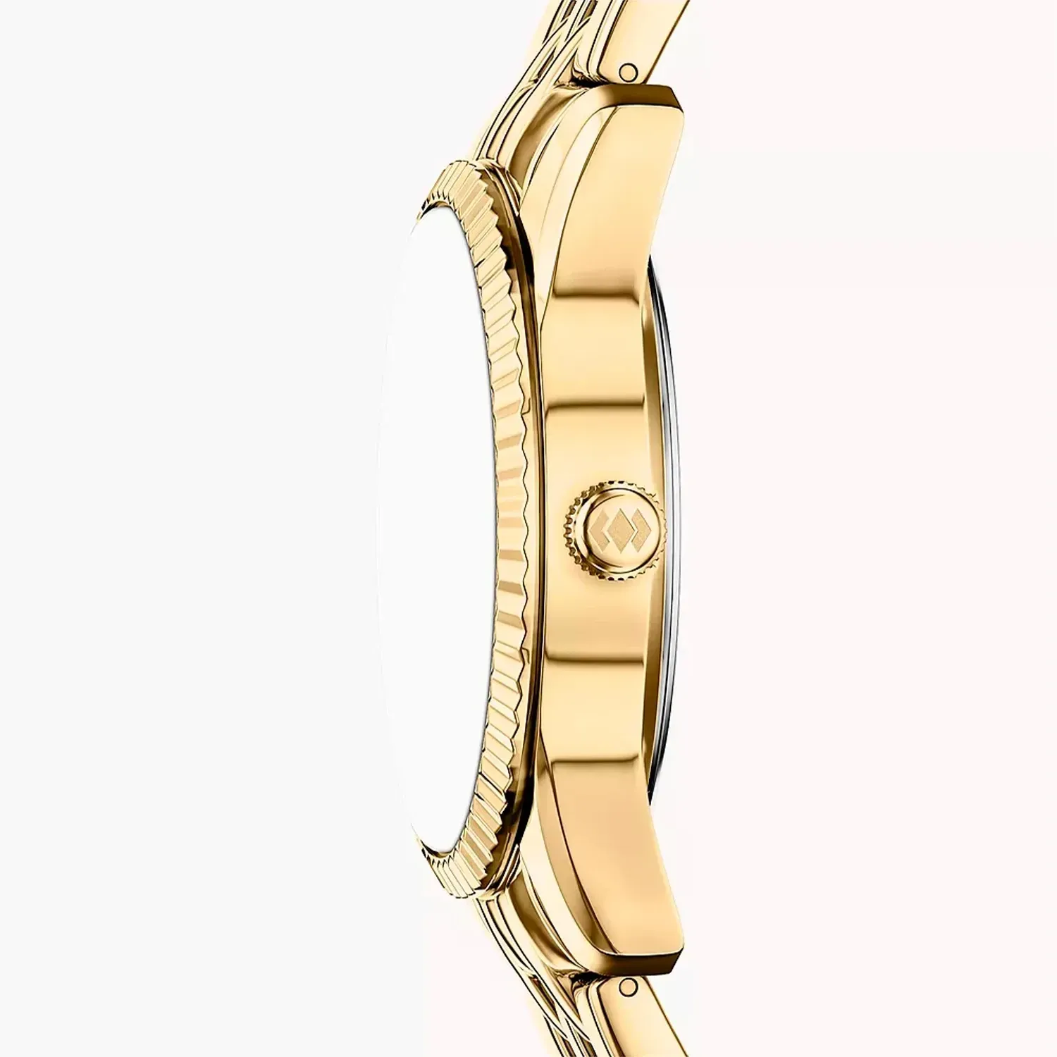 Fossil - Montre Scarlette Femme Bracelet Acier Doré Cadran Vert 5