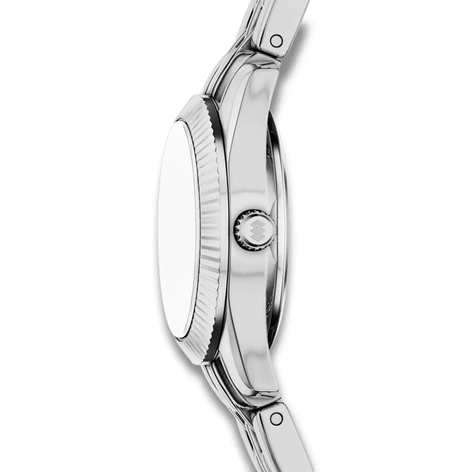 Fossil - Montre Scarlette Mini Femme Bracelet Acier Argenté Cadran Blanc 4