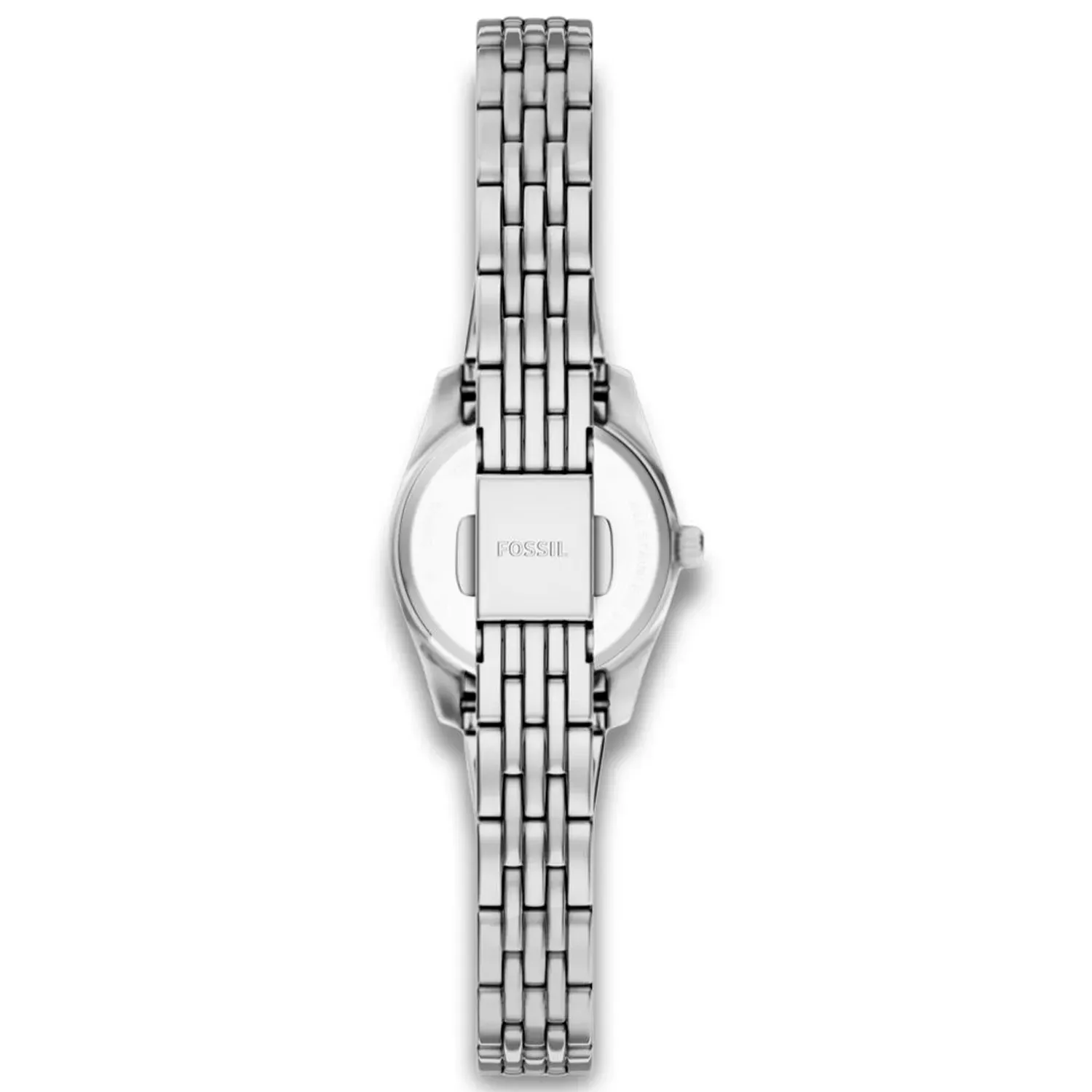 Fossil - Montre Scarlette Mini Femme Bracelet Acier Argenté Cadran Blanc 3