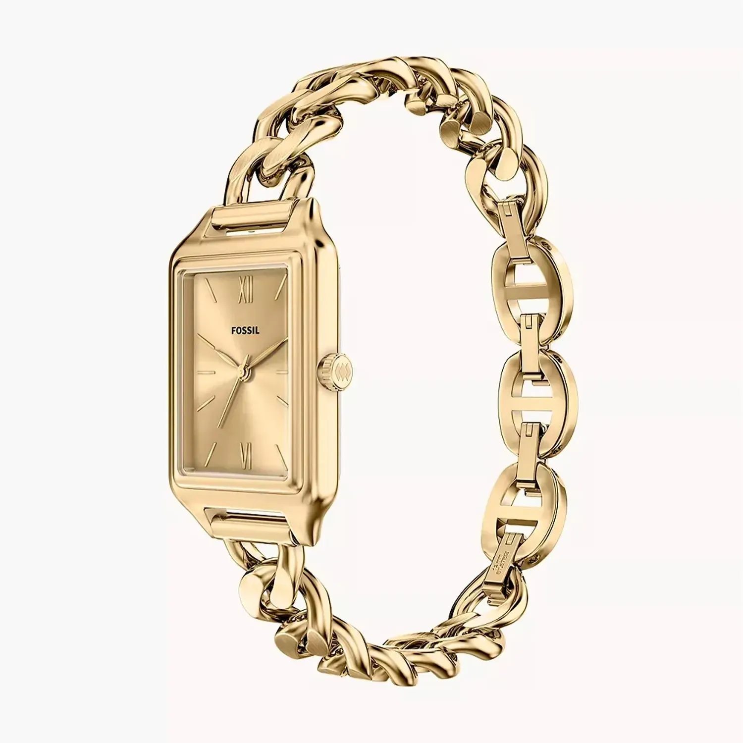 Fossil - Montre Raquel Femme Bracelet Acier Doré Cadran Doré 3