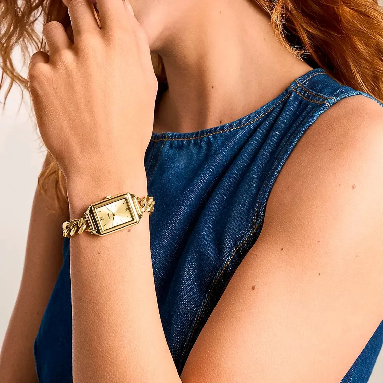 Fossil - Montre Raquel Femme Bracelet Acier Doré Cadran Doré 2