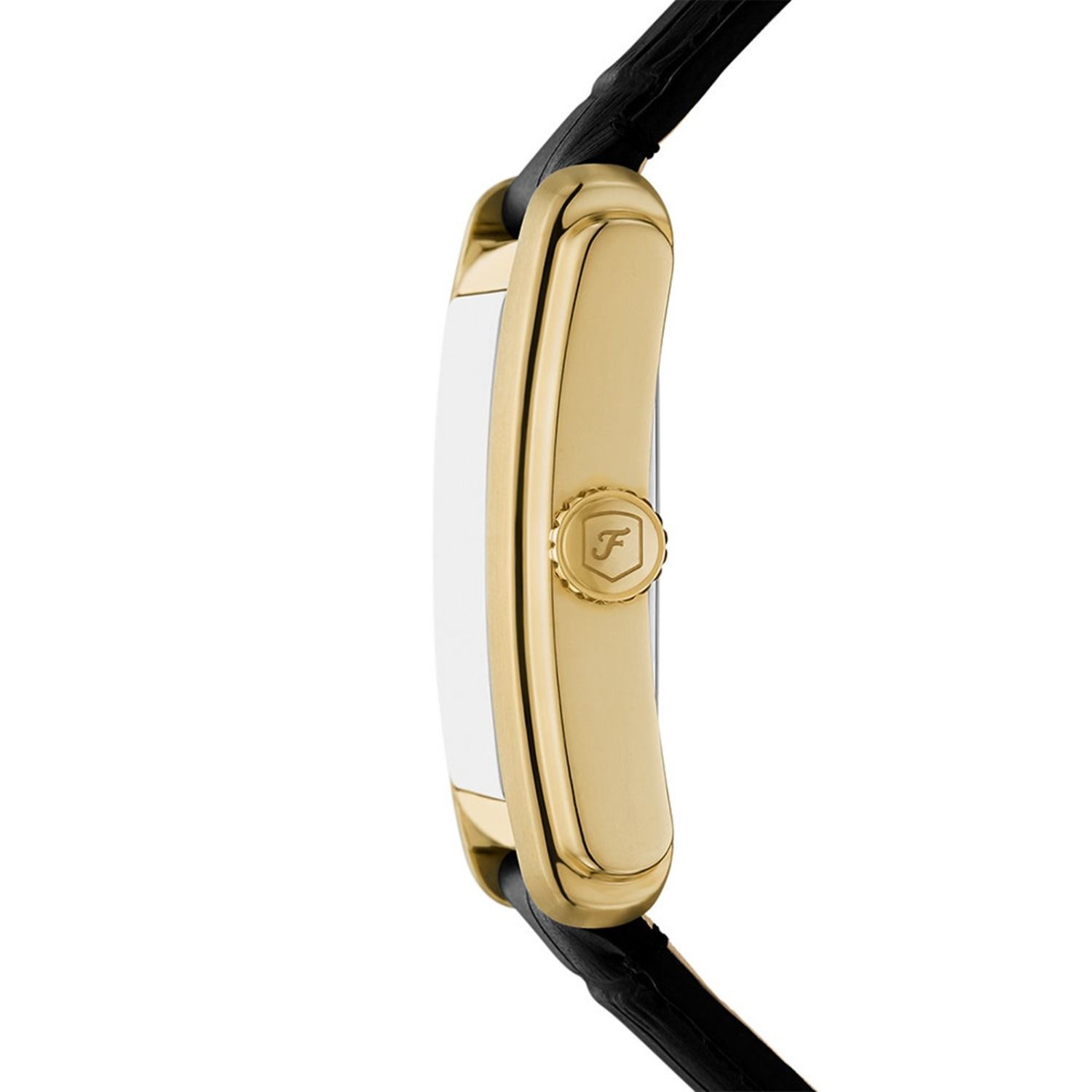 Fossil - Montre Carraway Homme Bracelet Cuir Noir Cadran Noir 4
