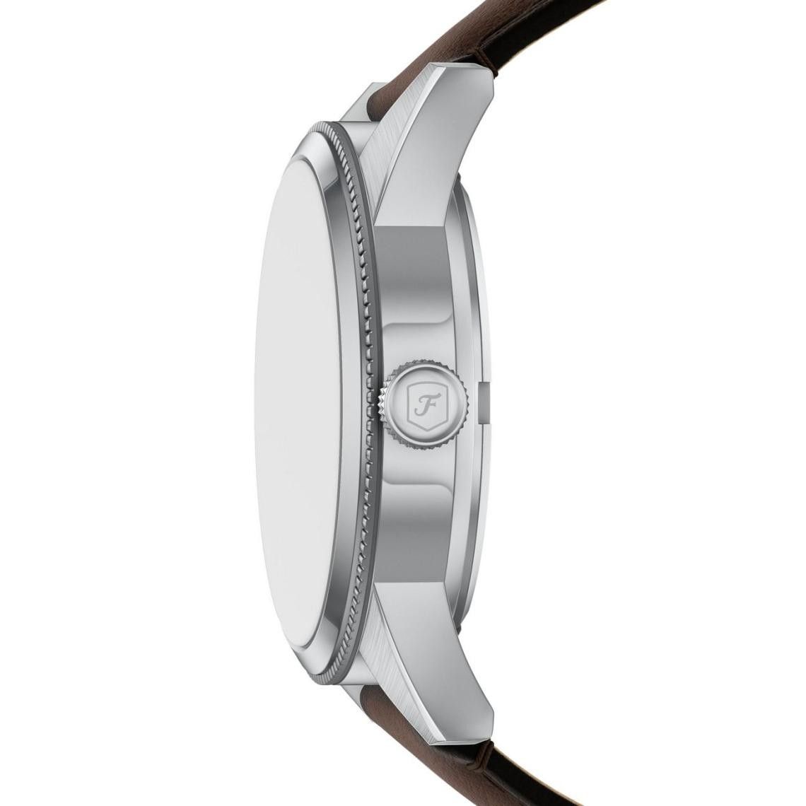 Fossil - Montre Pearson Multifonction Homme Bracelet Cuir Marron Cadran Vert 4