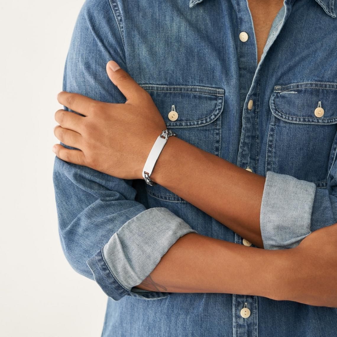 Fossil - Bracelet Chaîne Homme Argenté 2