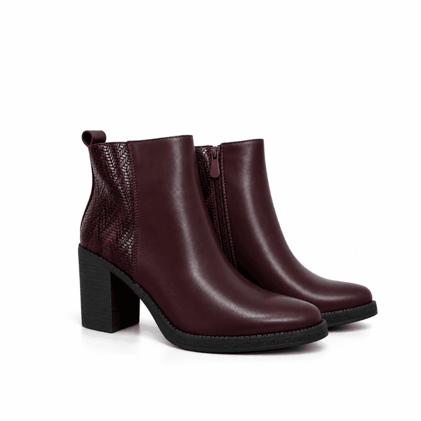 Seaside - Bottine Talon H26-G35 - Bordeaux 2