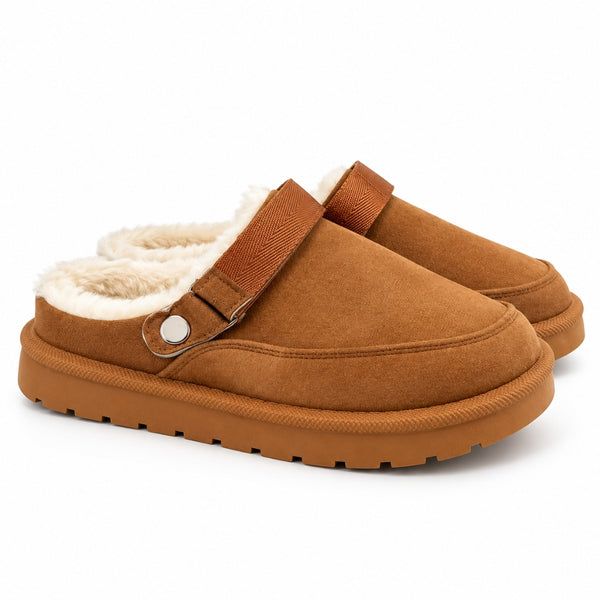 Seaside - Pantoufle Avec Ceinture H26-F167 - Camel 2