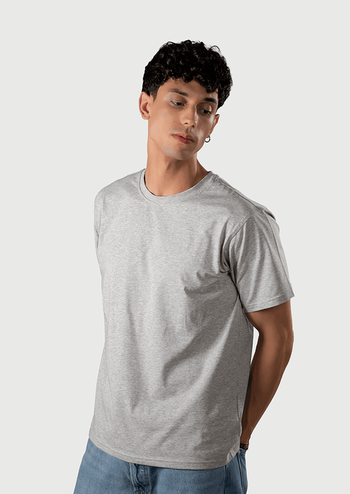 Fabric - T-shirt Classic Fit 180g pour Homme -Gris