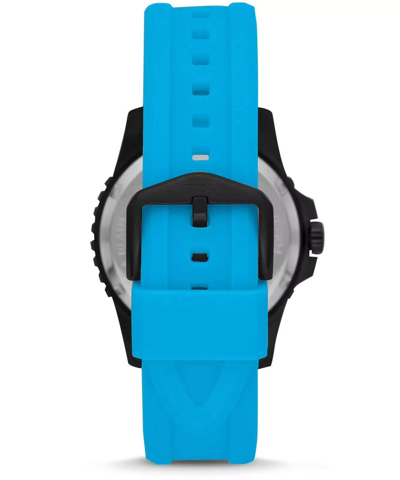 Fossil - Montre Homme Analogique Silicone Bleu FS5682 3
