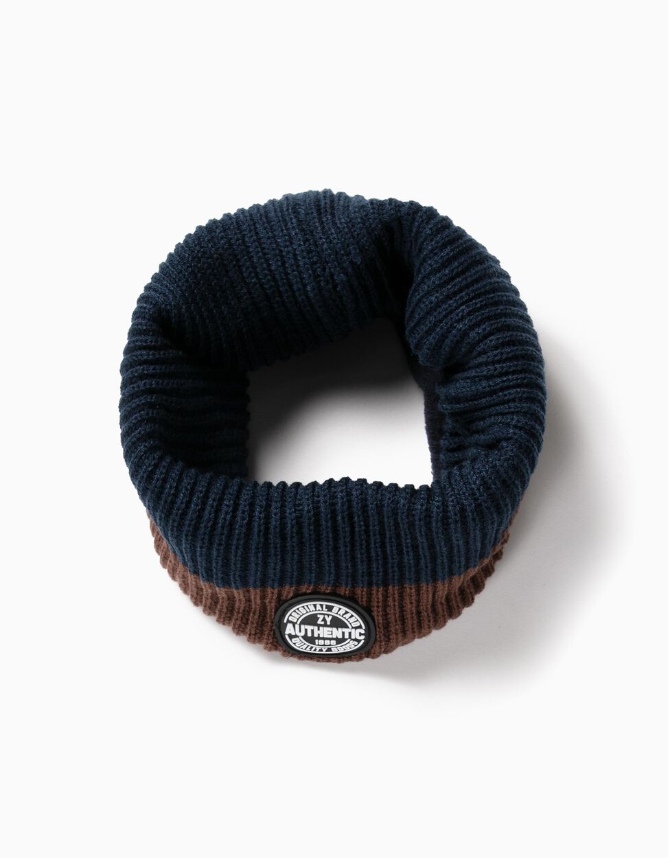 ZIPPY - Beanie and Neck Warmer Set for Boys, Dark Blue 2
