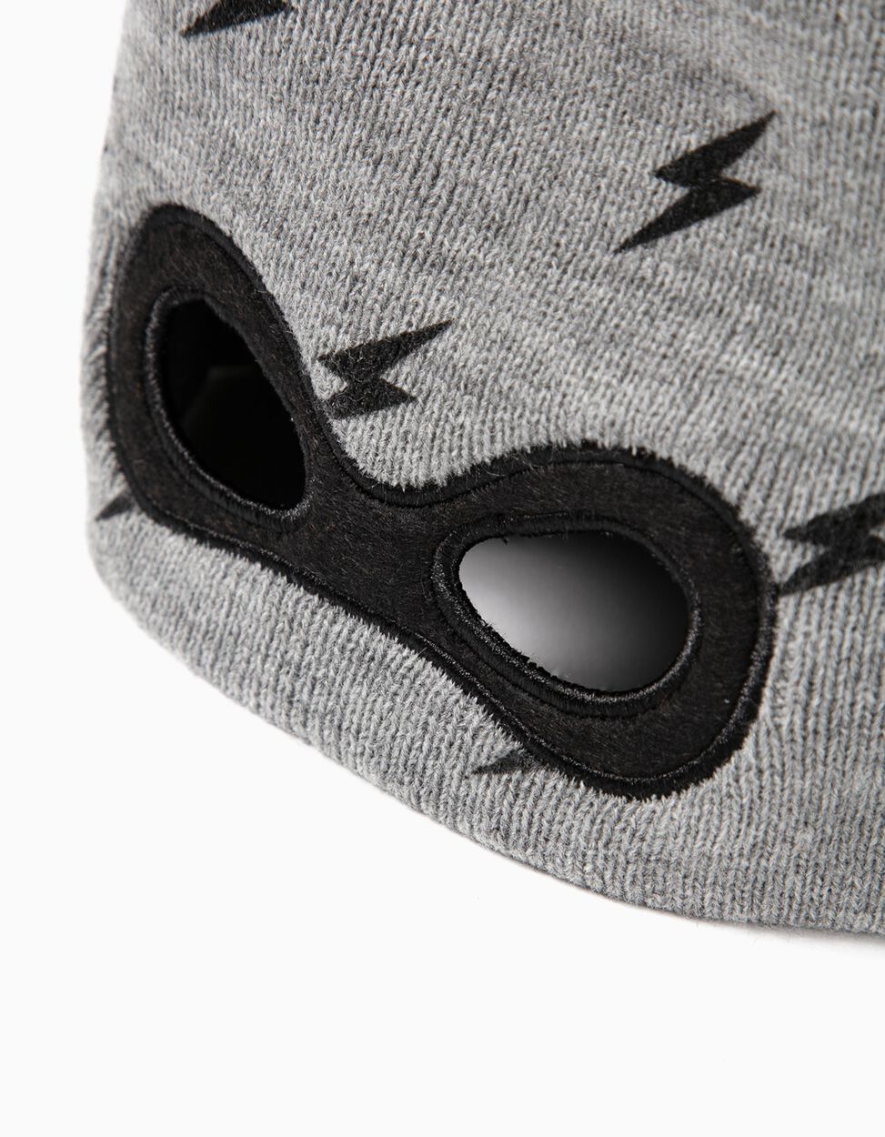 ZIPPY - Beanie Mask for Boys, Grey 4