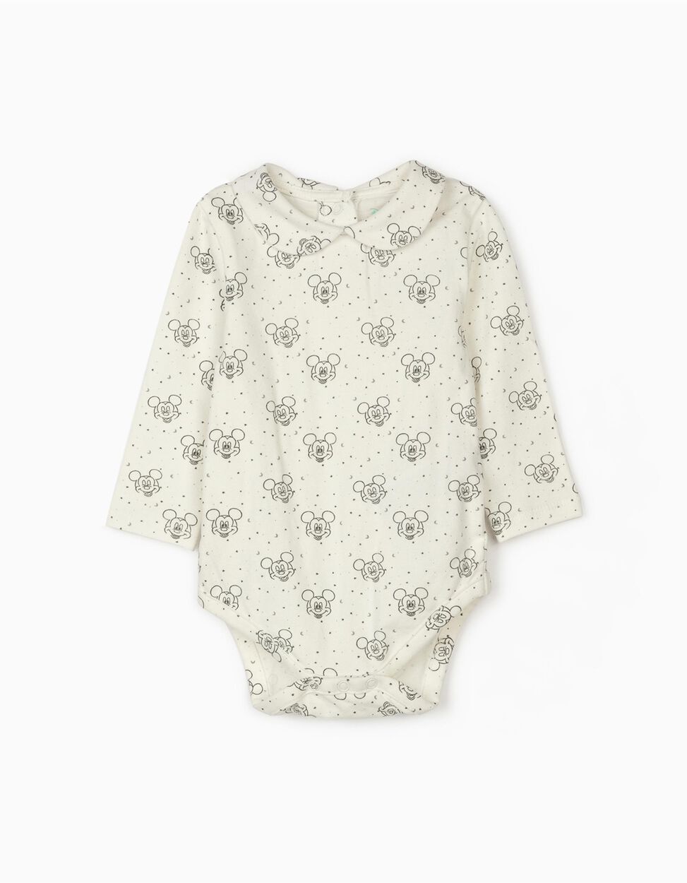 ZIPPY - DUNGAREES AND BODYSUIT FOR NEWBORN BABY BOYS 'MICKEY MOUSE', GREY/WHITE 3