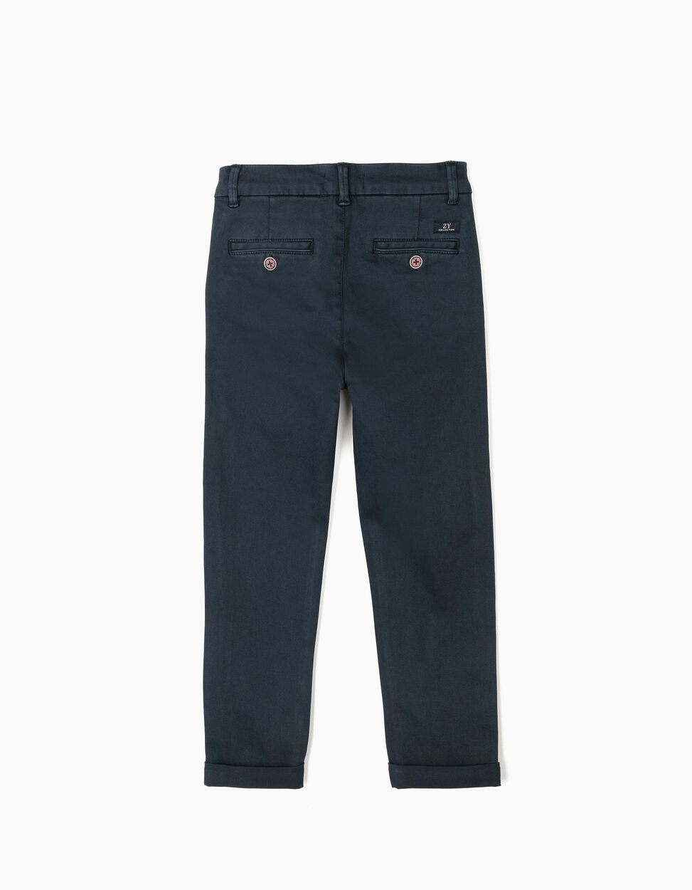 ZIPPY - CHINOS FOR BOYS, DARK BLUE 2