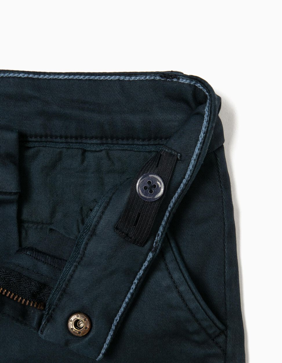 ZIPPY - CHINOS FOR BOYS, DARK BLUE 3