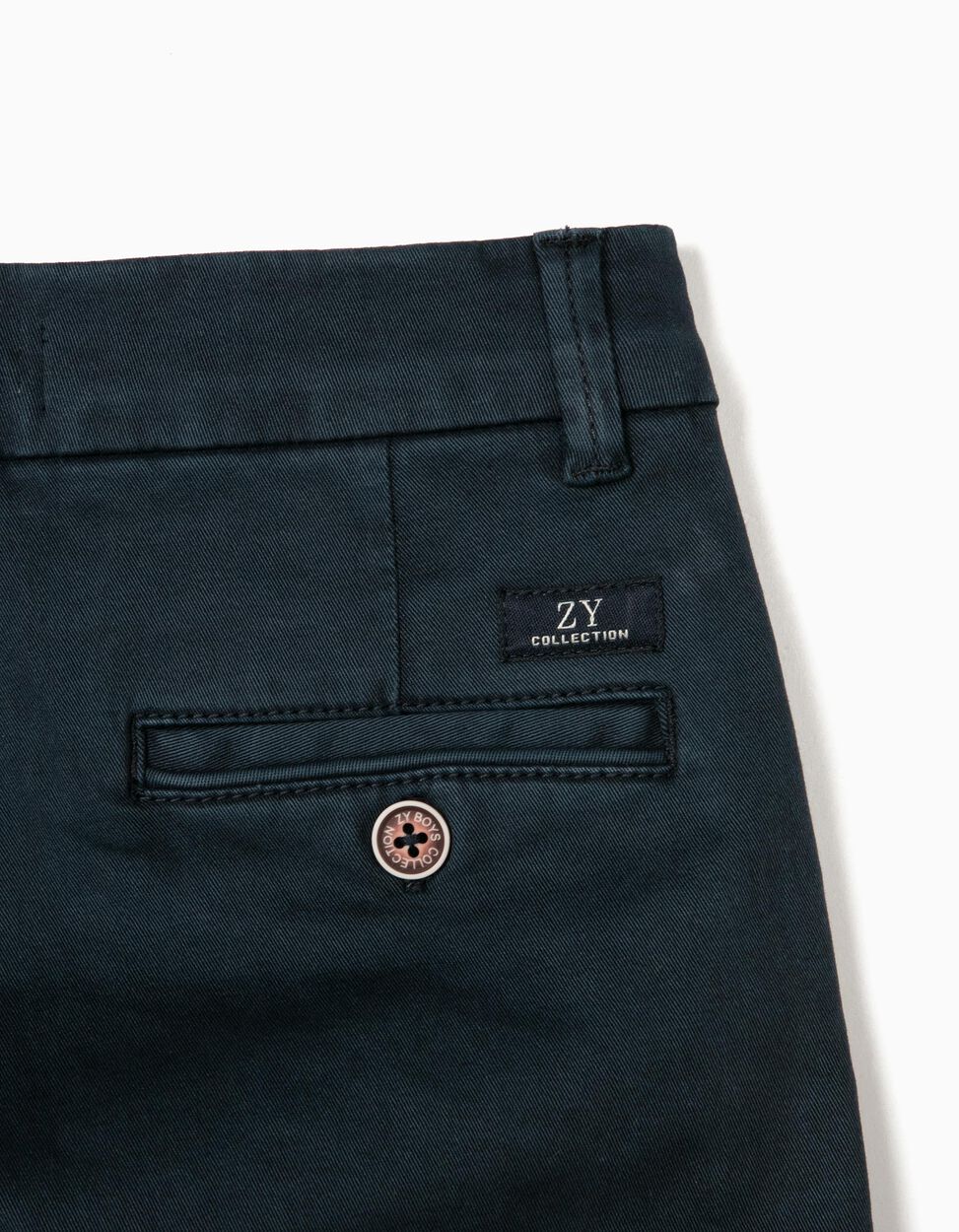 ZIPPY - CHINOS FOR BOYS, DARK BLUE 4