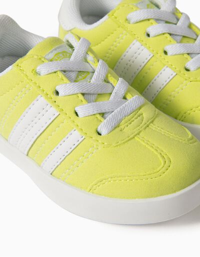 ZIPPY - TRAINERS FOR BABIES 'ZY RETRO', FLUORESCENT YELLOW