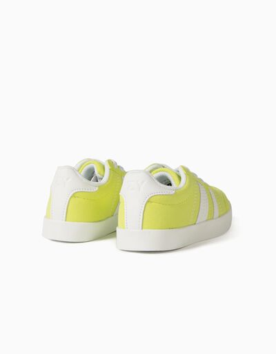 ZIPPY - TRAINERS FOR BABIES 'ZY RETRO', FLUORESCENT YELLOW 2