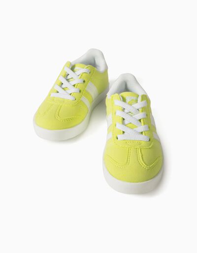 ZIPPY - TRAINERS FOR BABIES 'ZY RETRO', FLUORESCENT YELLOW 3