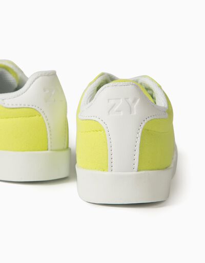 ZIPPY - TRAINERS FOR BABIES 'ZY RETRO', FLUORESCENT YELLOW 5