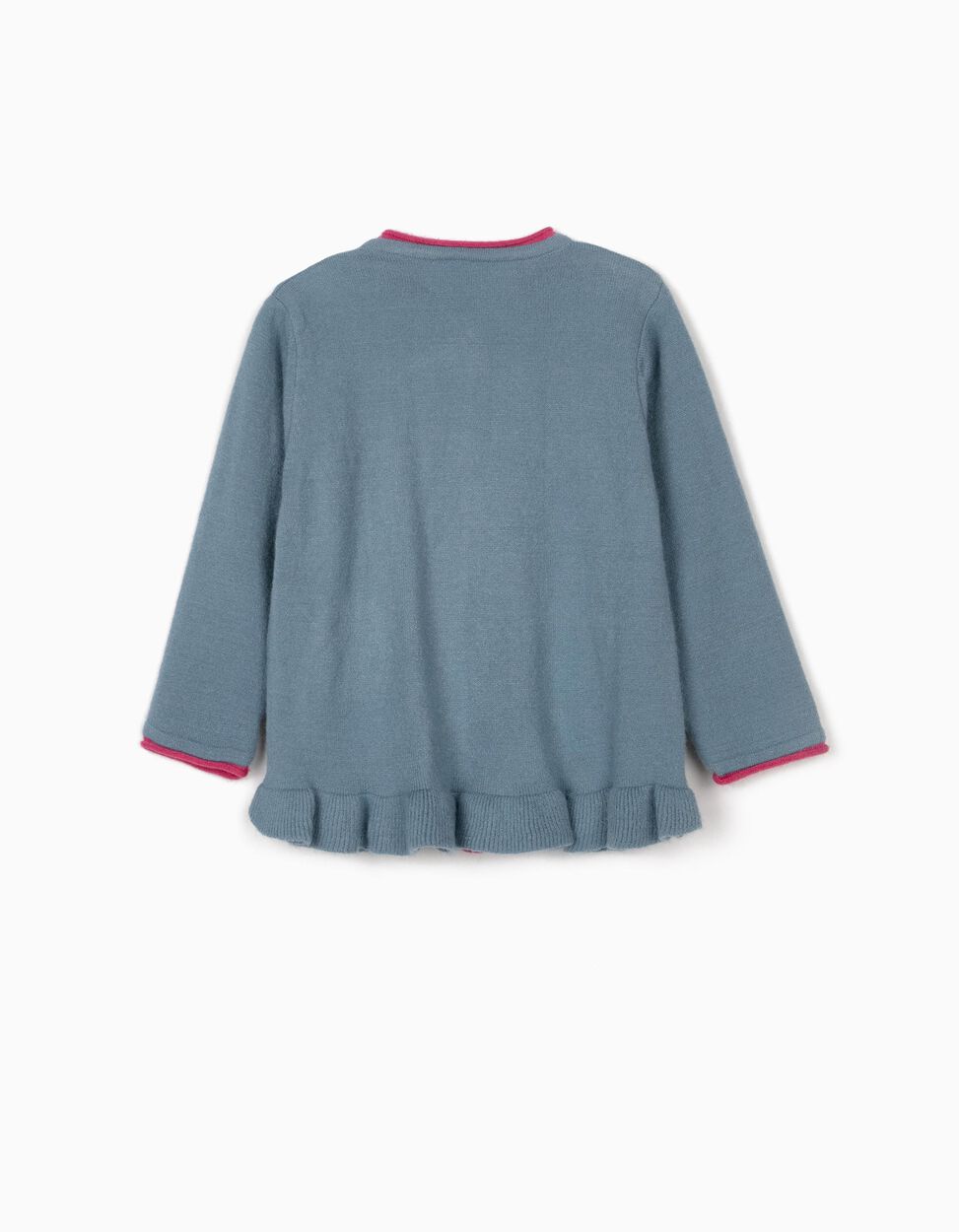 ZIPPY - CARDIGAN FOR BABY GIRLS, 'SATURN &amp; SUN', BLUE 2
