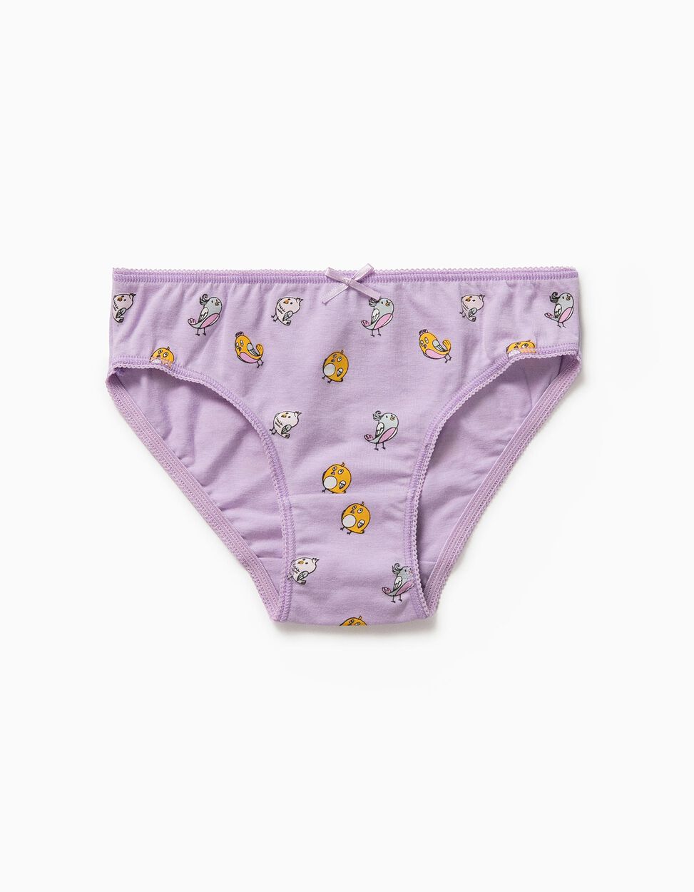 ZIPPY - 5 BRIEFS FOR GIRLS 'BIRDS', MULTICOLOURED 3