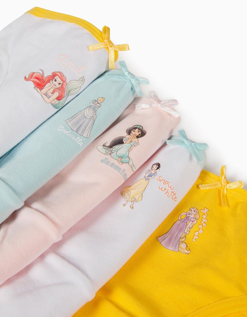 ZIPPY - 5 BRIEFS FOR GIRLS 'DISNEY PRINCESSES', MULTICOLOURED 2
