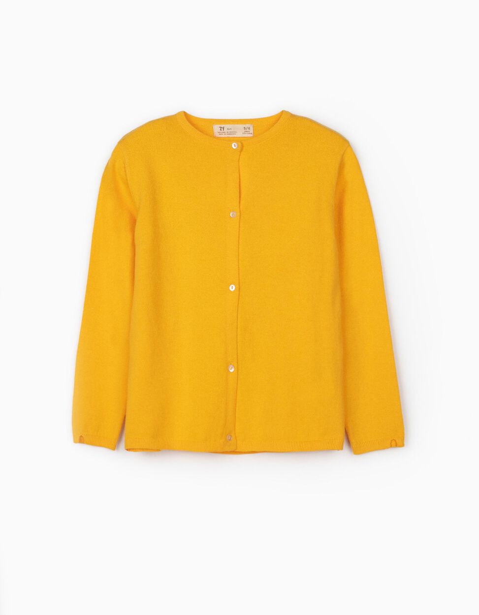 ZIPPY - CARDIGAN FOR GIRLS, YELLOW