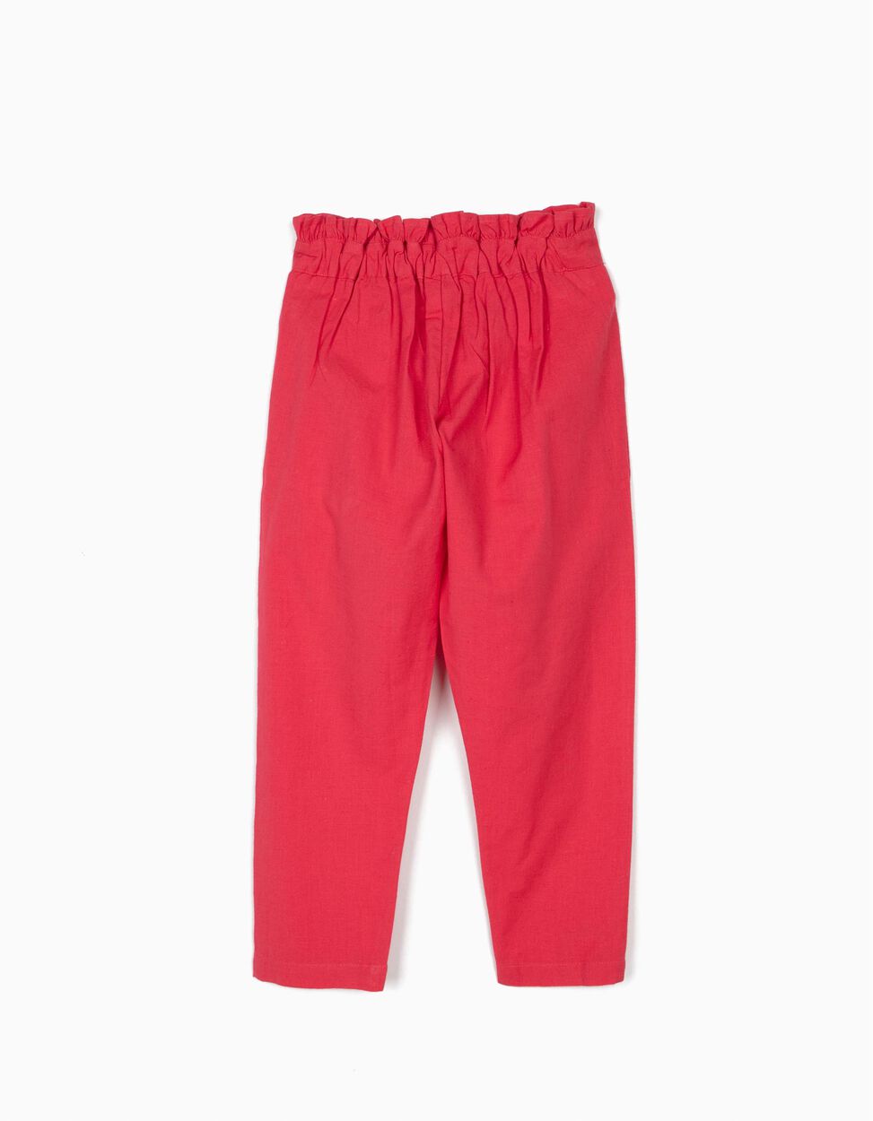 ZIPPY - TROUSERS IN LINEN FOR GIRLS, PINK 2