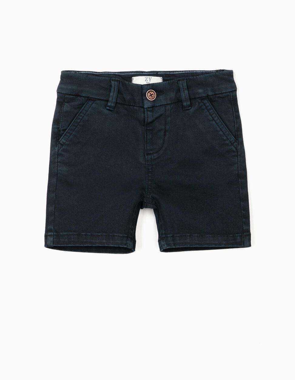 ZIPPY - CHINO SHORTS FOR BABY BOYS, DARK BLUE