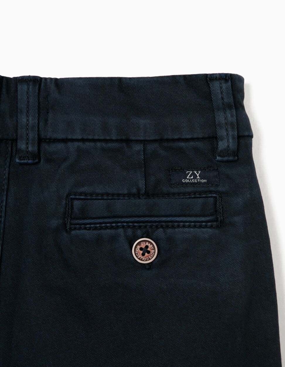 ZIPPY - CHINO SHORTS FOR BABY BOYS, DARK BLUE 4