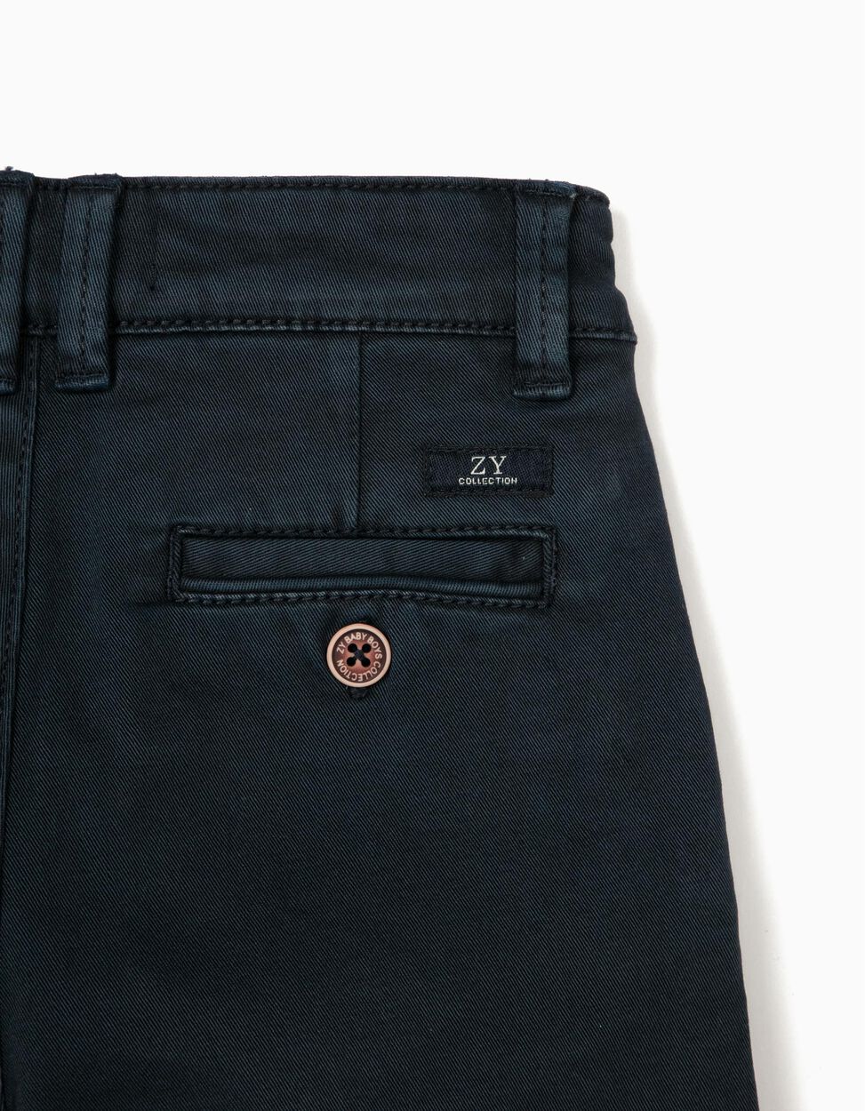 ZIPPY - CHINOS FOR BOYS, DARK BLUE 8