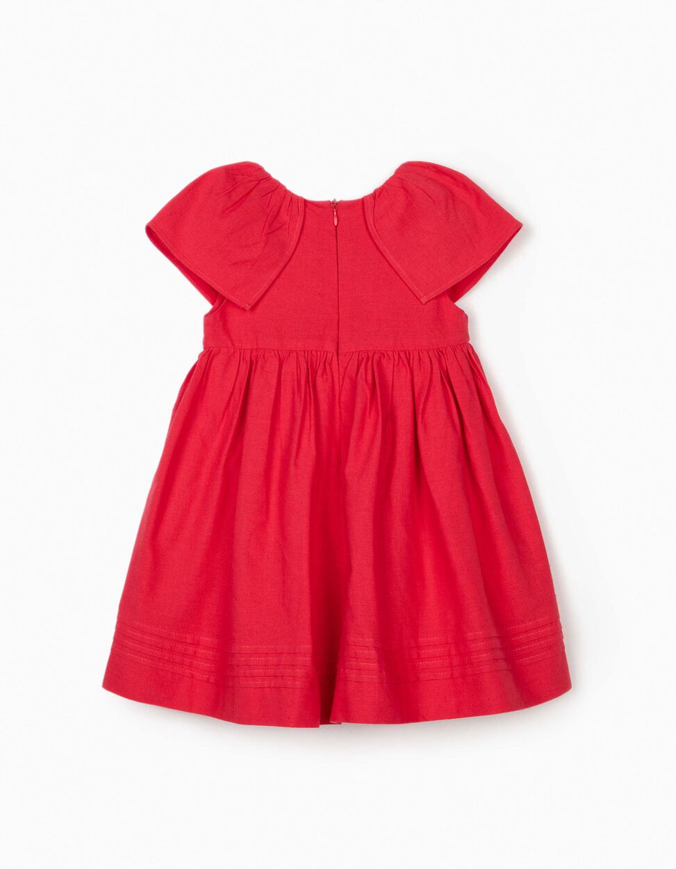 ZIPPY - DRESS FOR BABY GIRLS, CORAL 2