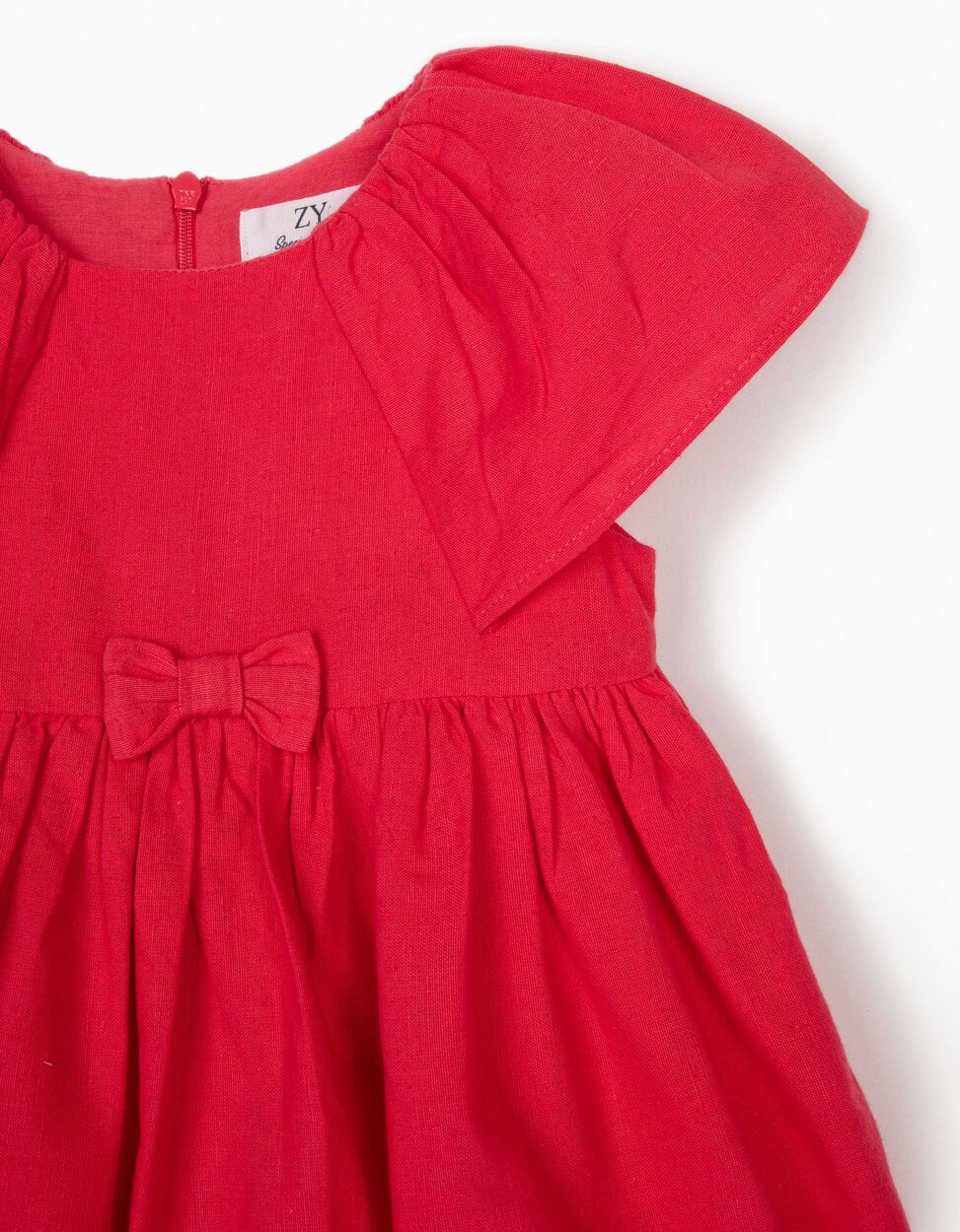 ZIPPY - DRESS FOR BABY GIRLS, CORAL 3