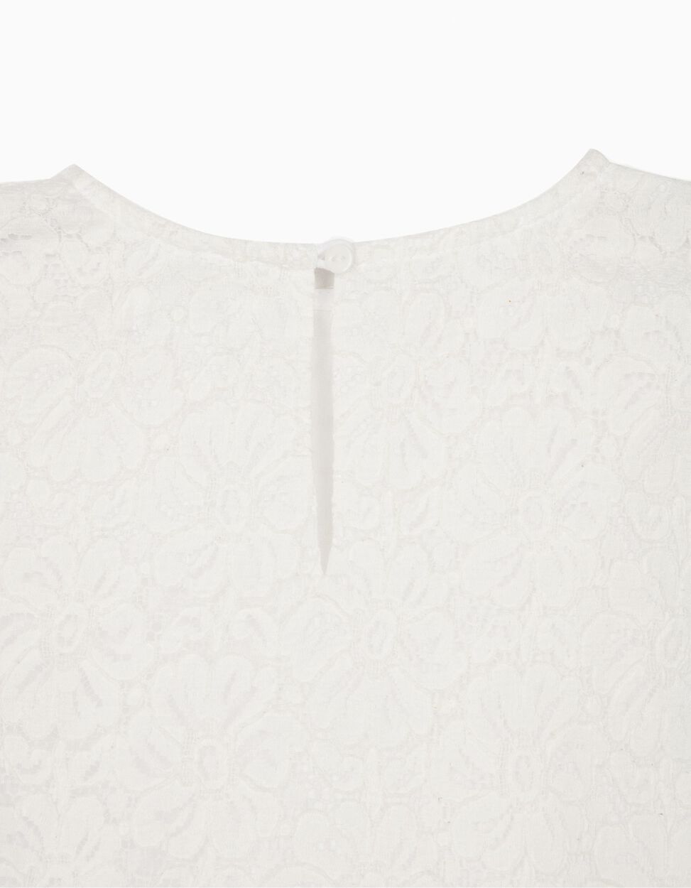 ZIPPY - LACE BLOUSE FOR GIRLS, WHITE 4