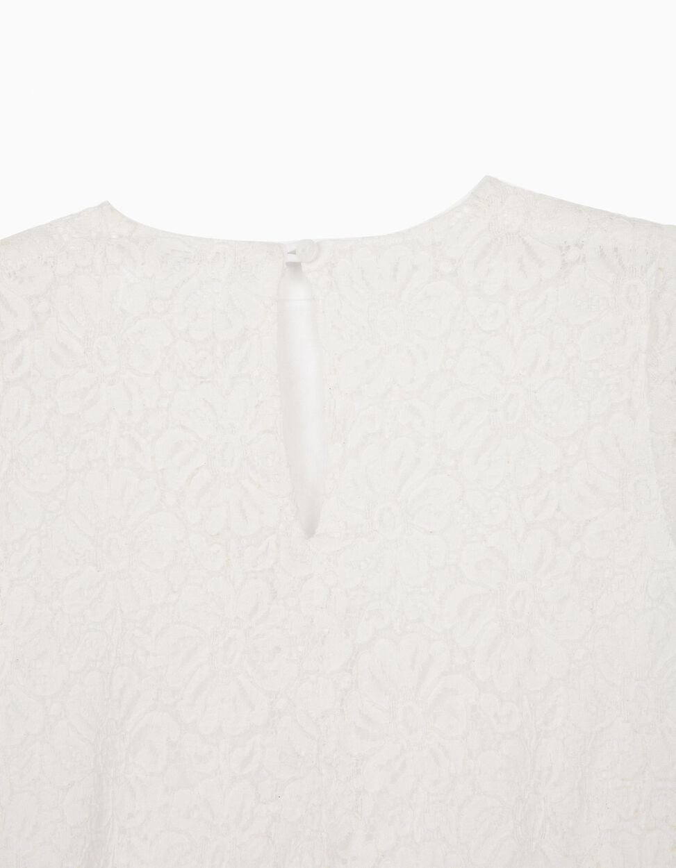 ZIPPY - LACE DRESS FOR GIRLS, WHITE 4