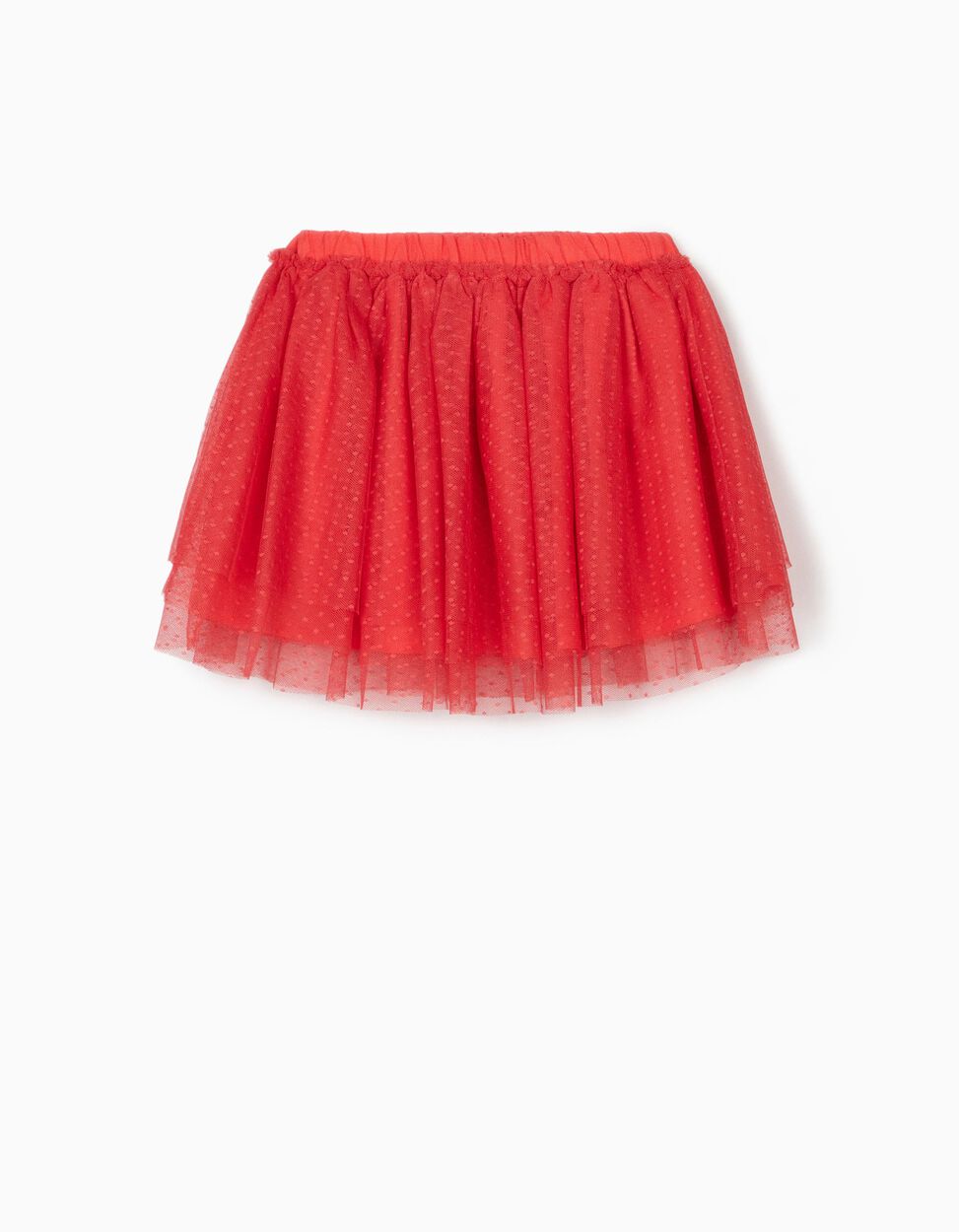 ZIPPY - PLUMETIS TULLE SKIRT FOR GIRLS, PINK