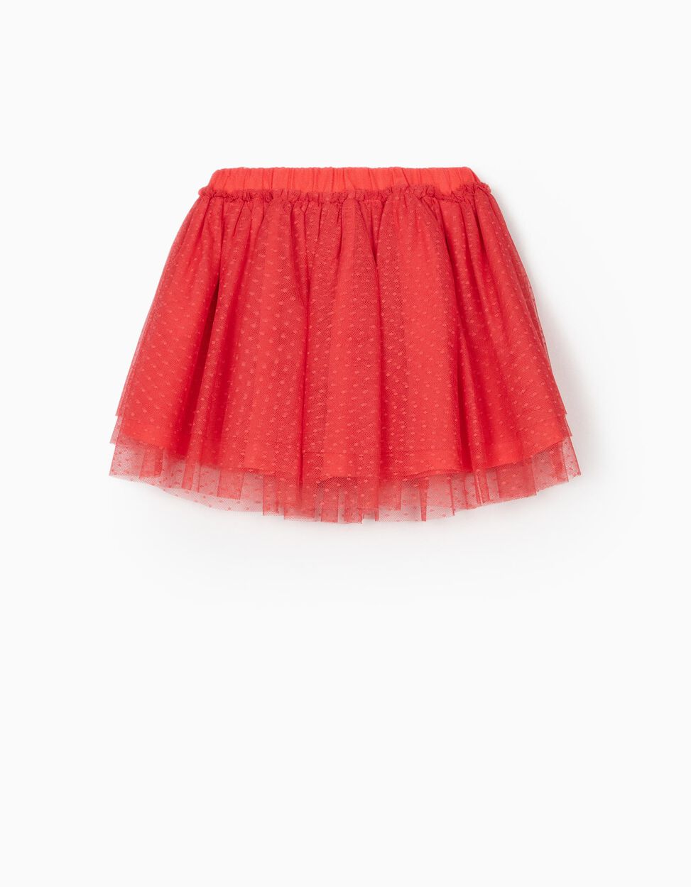 ZIPPY - PLUMETIS TULLE SKIRT FOR GIRLS, PINK 2