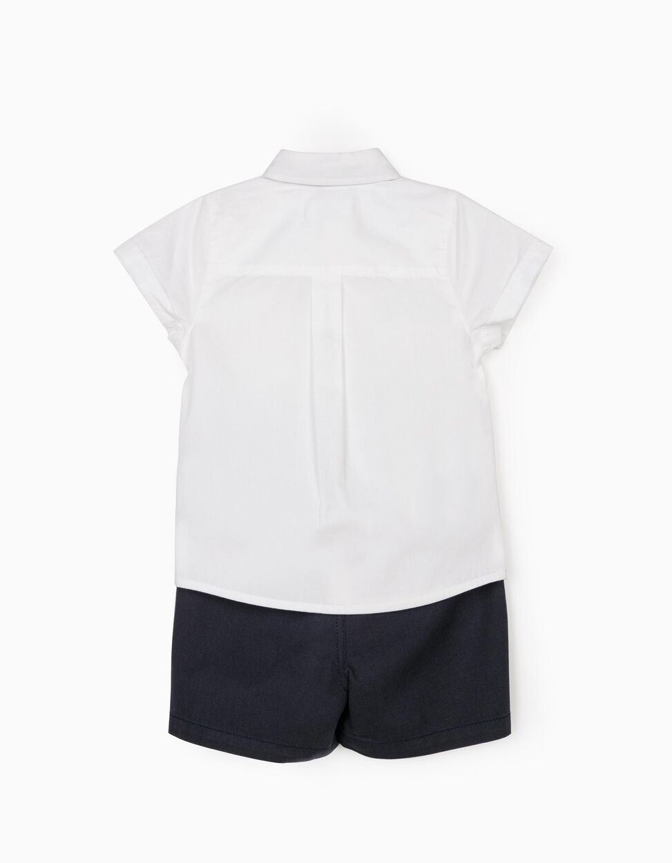 ZIPPY - SHIRT, BOW TIE &amp; SHORTS FOR BABY BOYS, WHITE/DARK BLUE 2