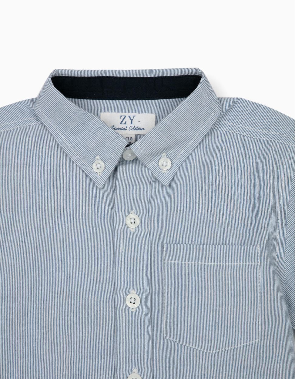ZIPPY - STRIPED SHIRT FOR BABY BOYS, BLUE 3