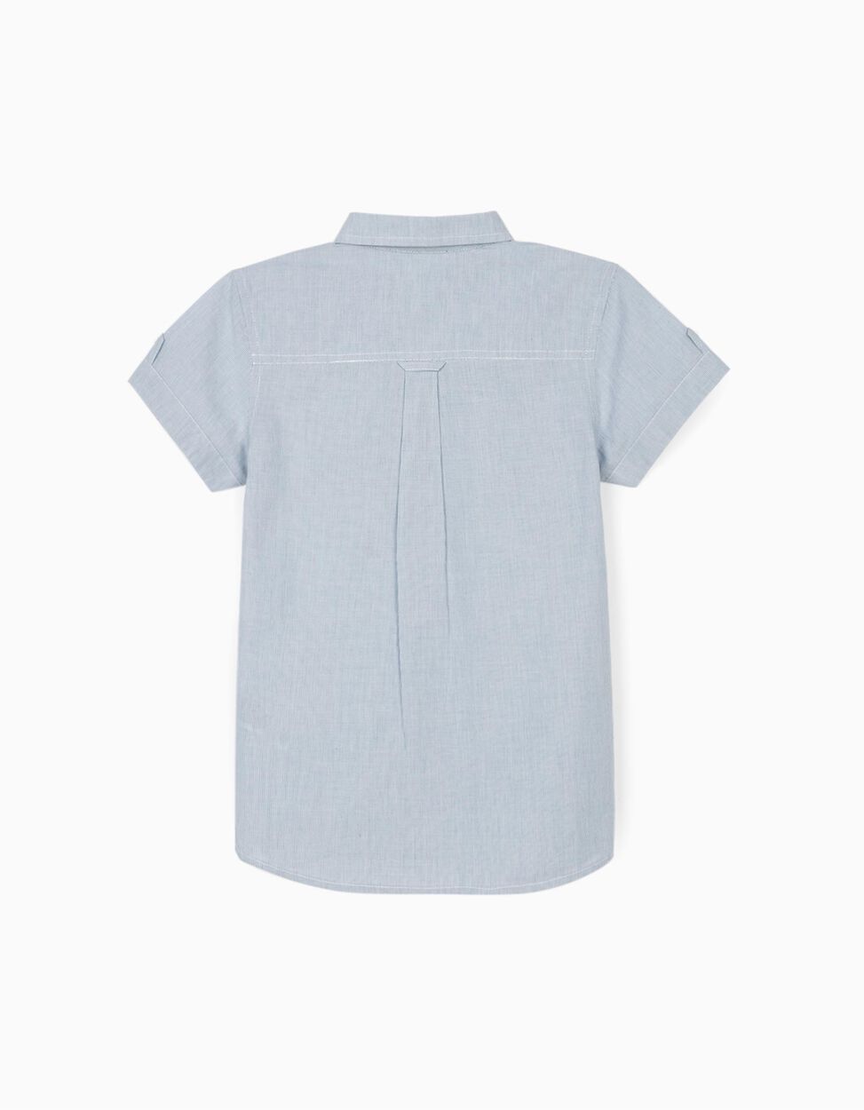 ZIPPY - STRIPED SHIRT FOR BOYS, BLUE 2