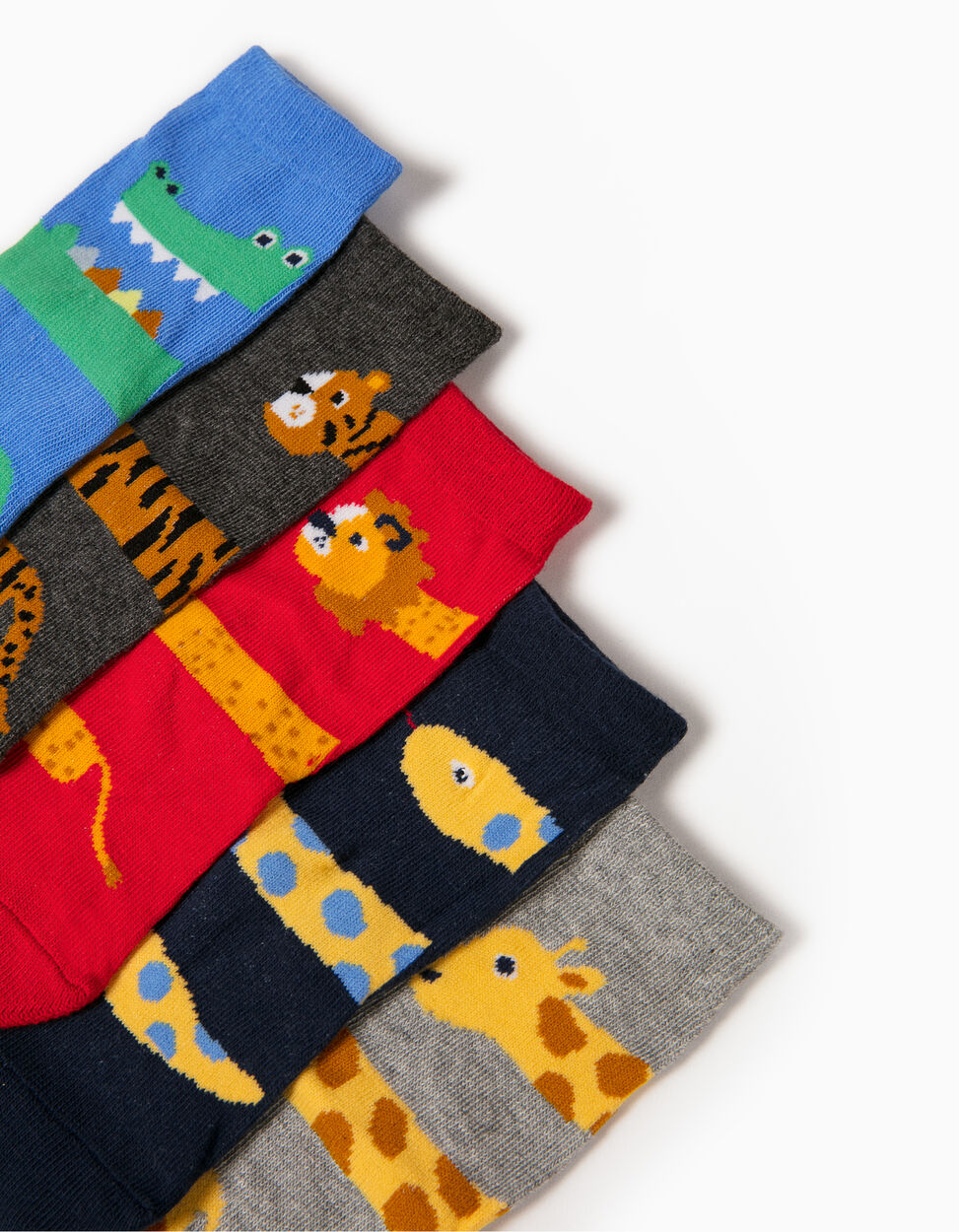 Zippy - 5 PAIRS OF SOCKS FOR BABY BOYS, 'ANIMALS', MULTICOLOURED 2