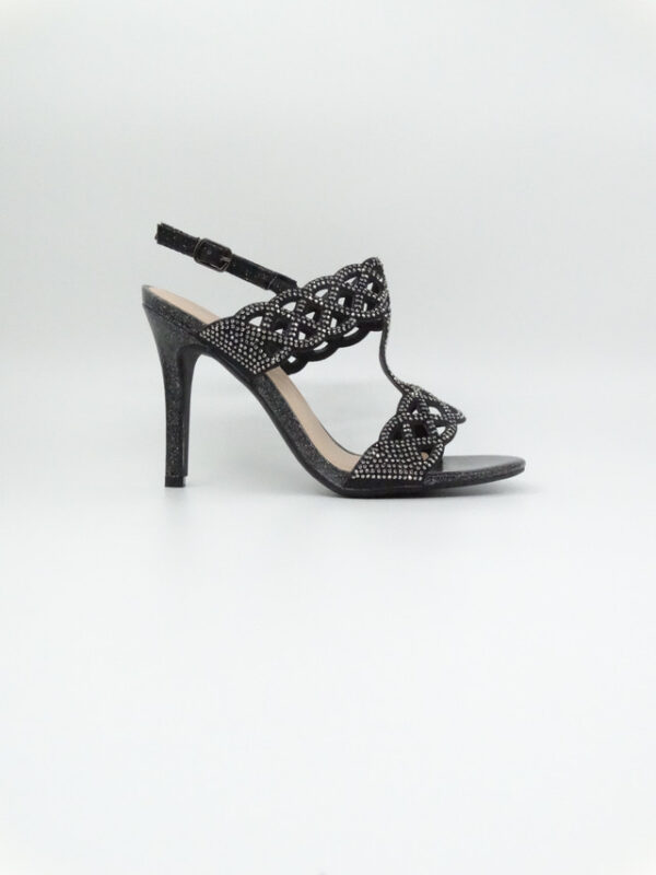 sandale a talon pailleté