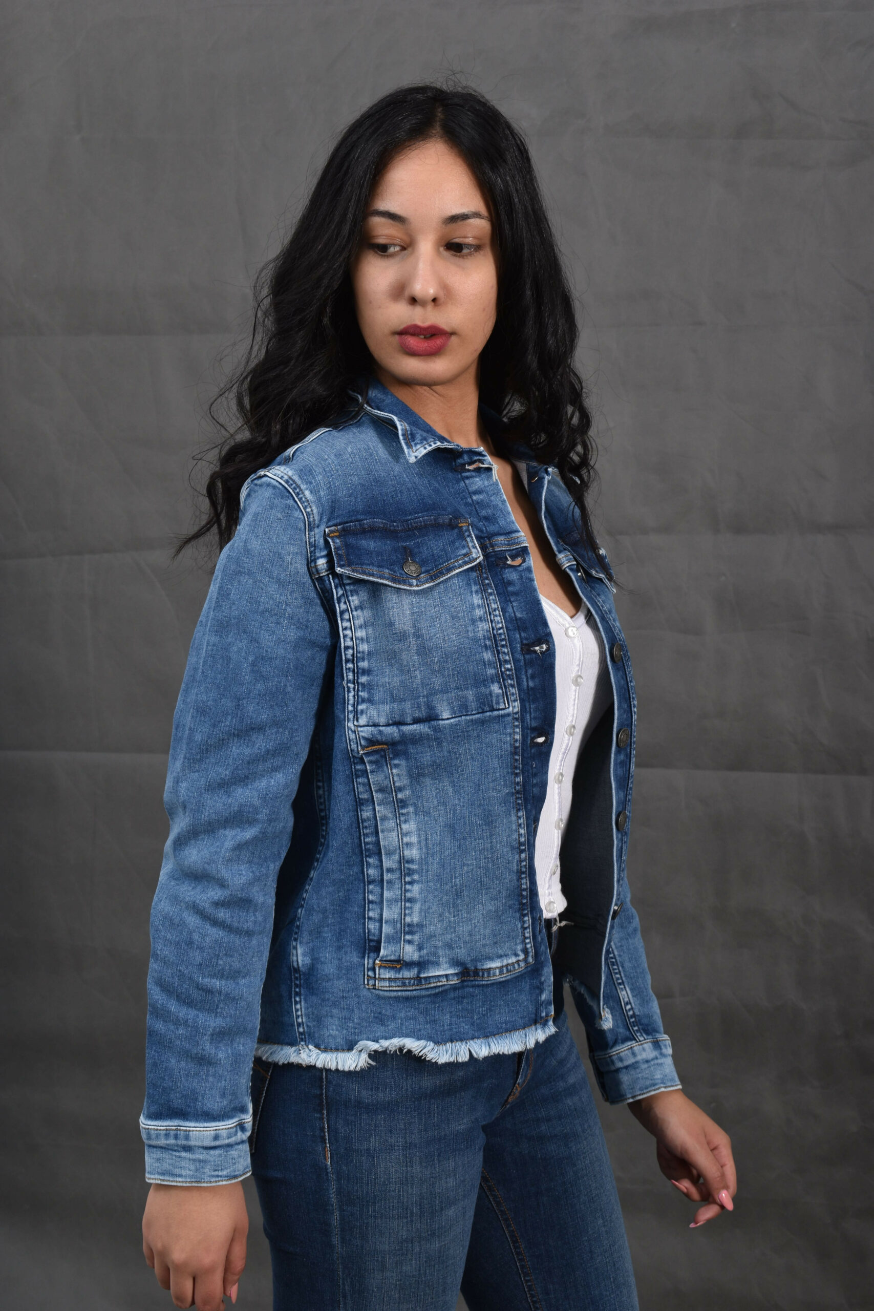 Lee Cooper - Blouson Denim D70585-08 THEANA FEM RS 3